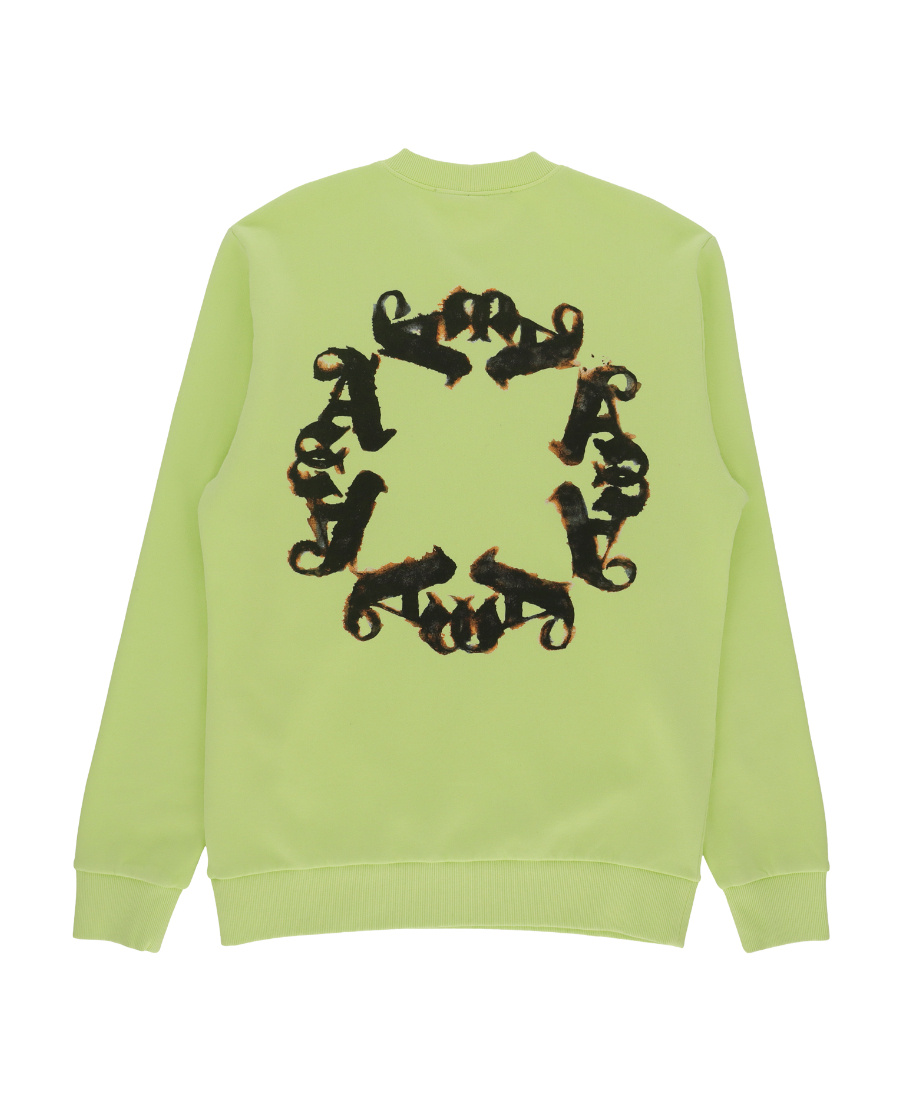 Alyx Logo-print Cotton Sweatshirt In Green