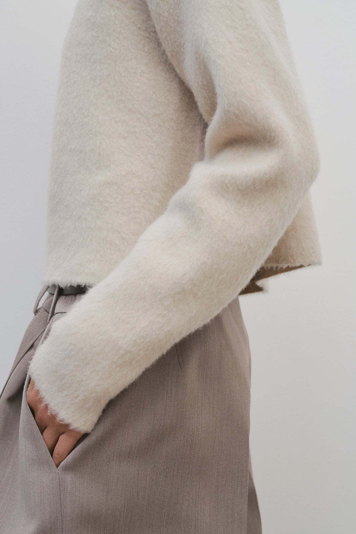 The Row Erise Wool Sweater In Nude