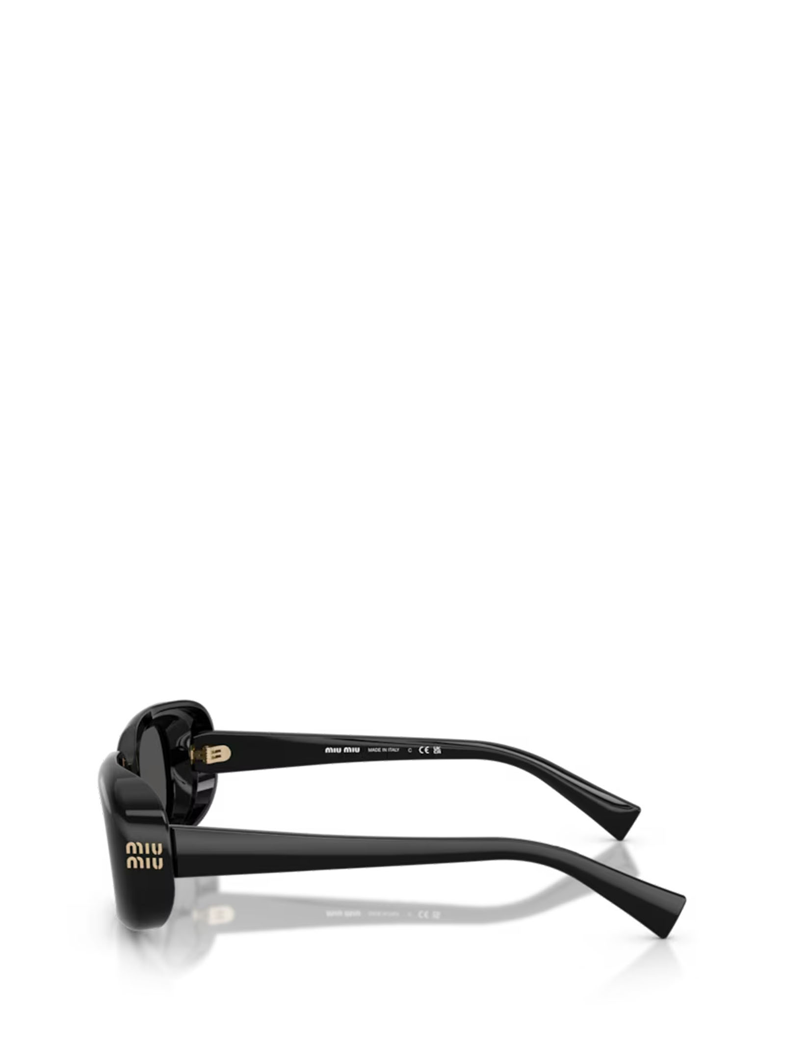Miu Miu 52mm Rectangular Sunglasses In Black