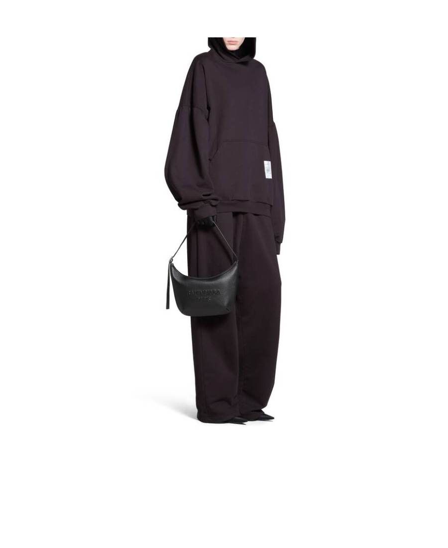 Balenciaga Mary-kate Shoulder Bag In Calf Leather In Black