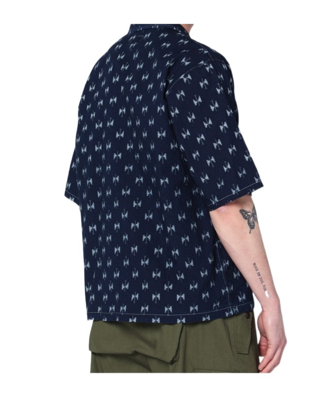 NEEDLES DENIM SHIRT WITH BOW TIES 