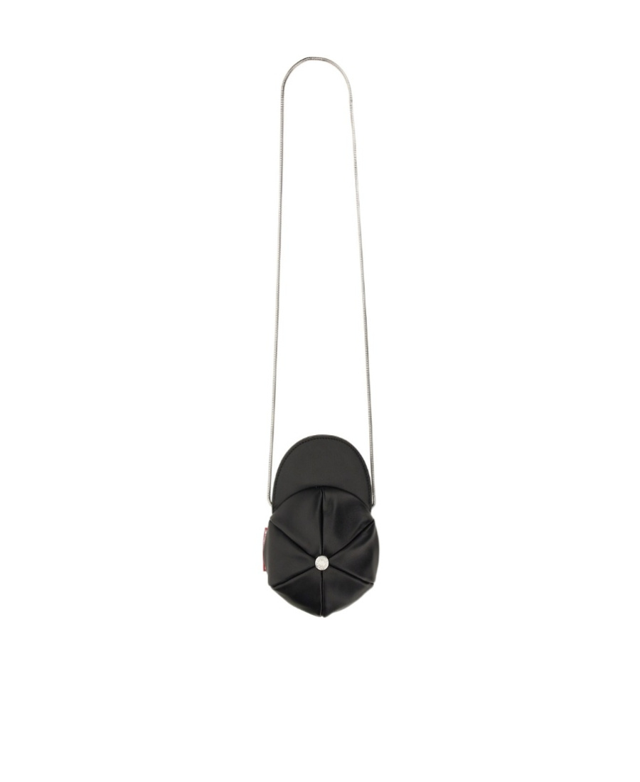 MOSCHINO LOGO PATCH SHOULDER BAG