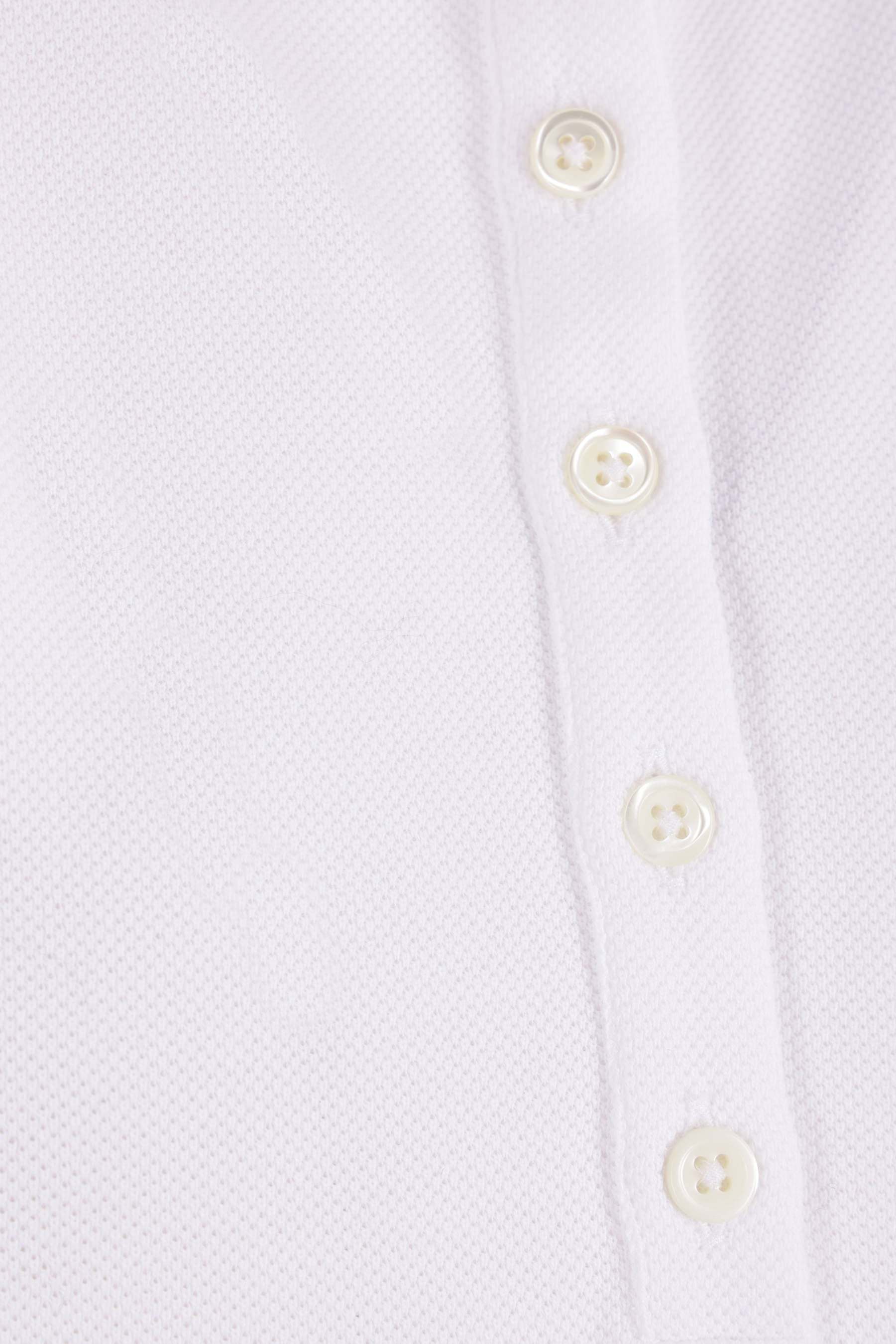 Thom Browne Mini White And Orange Polo Dress In Cotton Woman