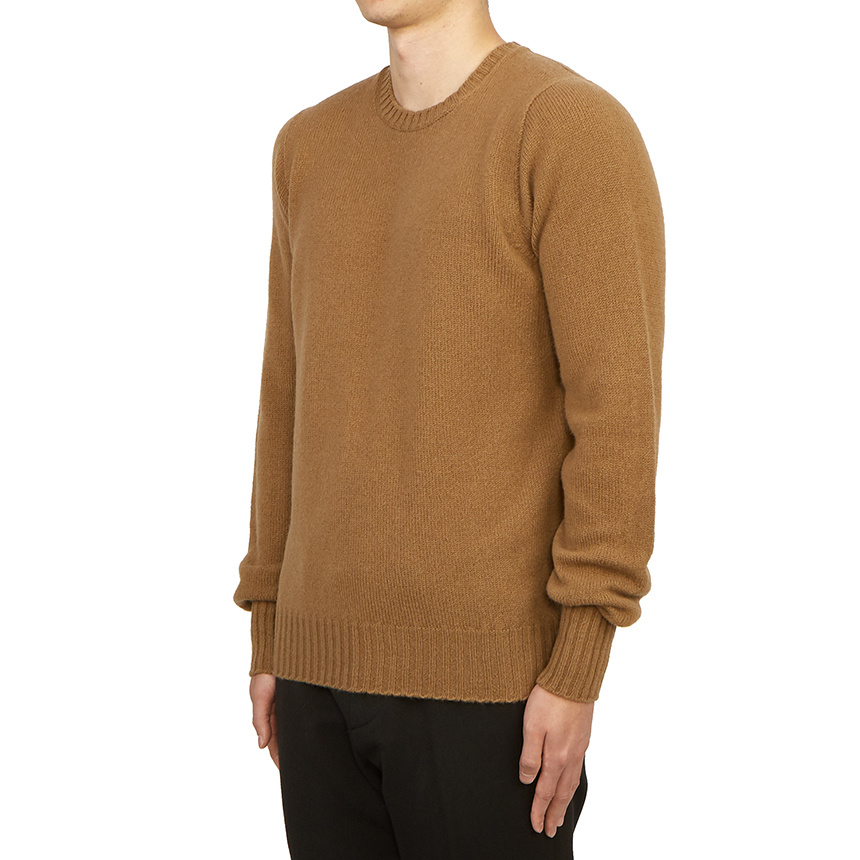 Drumohr Long-sleeved Sweater In Brown