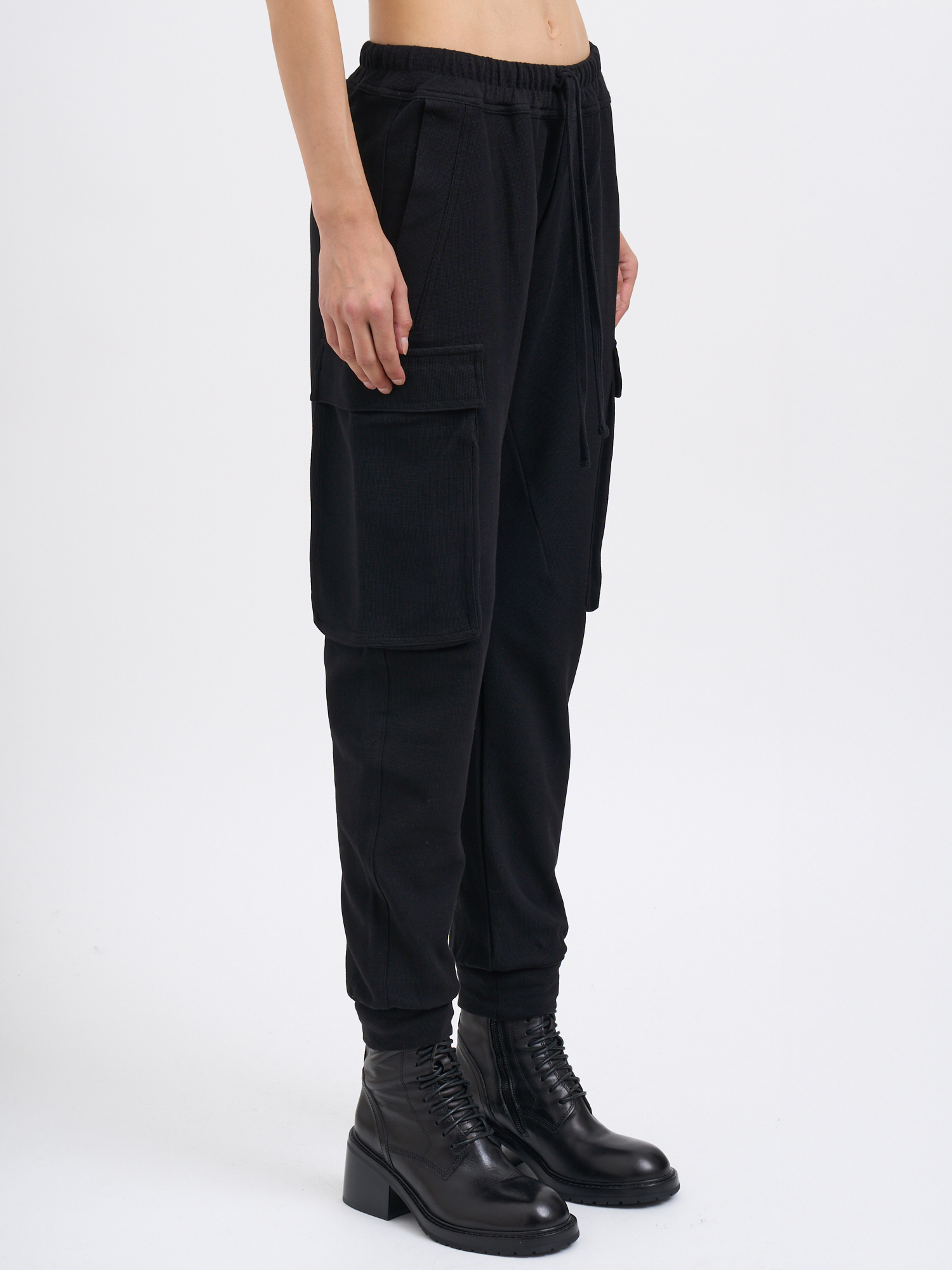 Thom Krom Pantaloni Cargo Jogger In Black