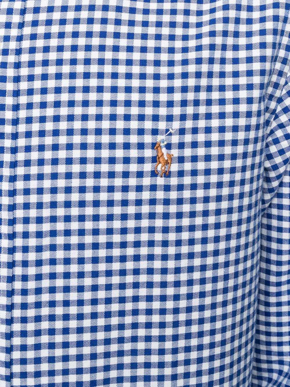 Polo Ralph Lauren Ralph Lauren Gingham Long Sleeve Shirt Blue In Blue