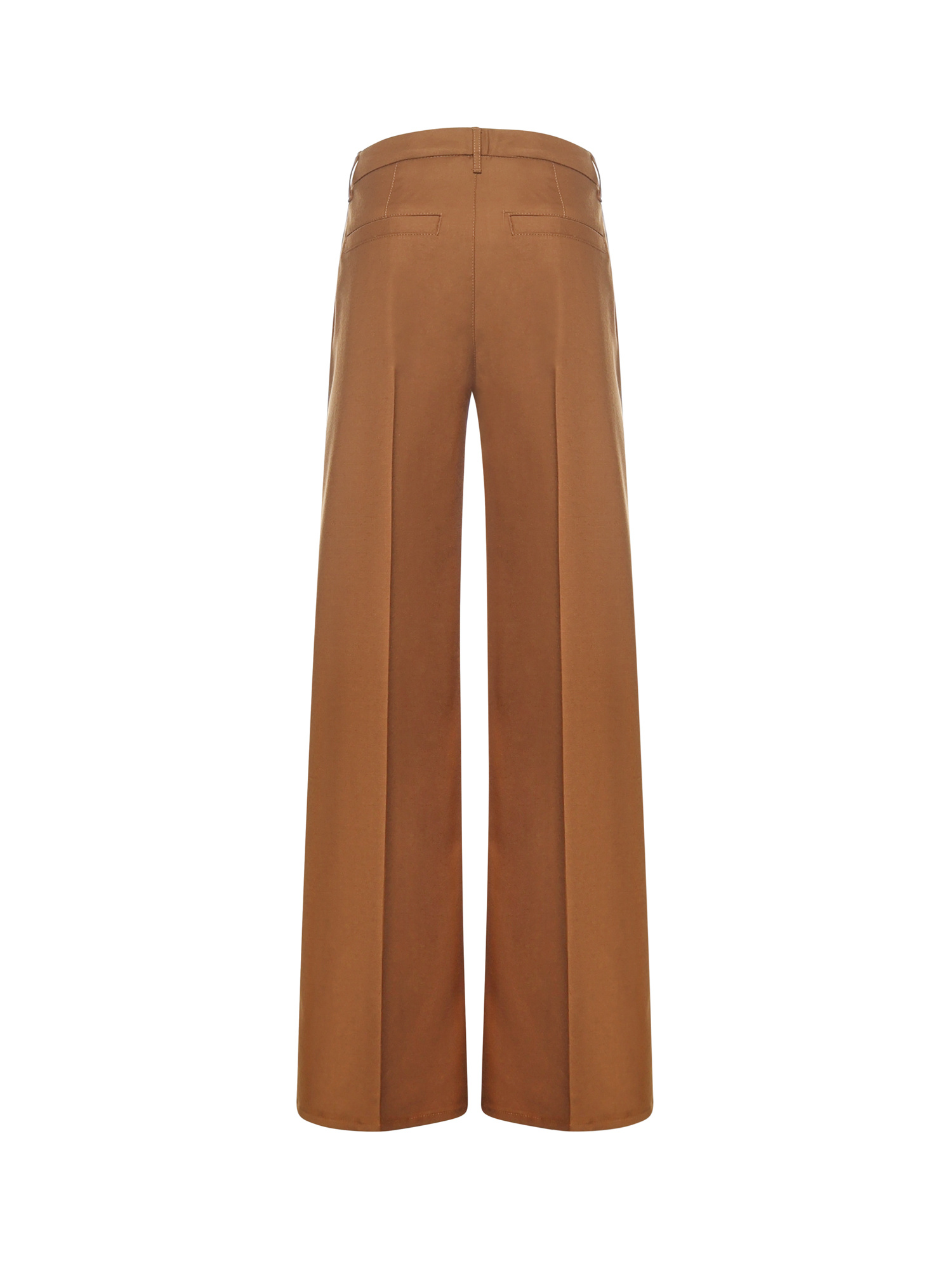 Dondup Belt Loops Wide Trousers In Brown