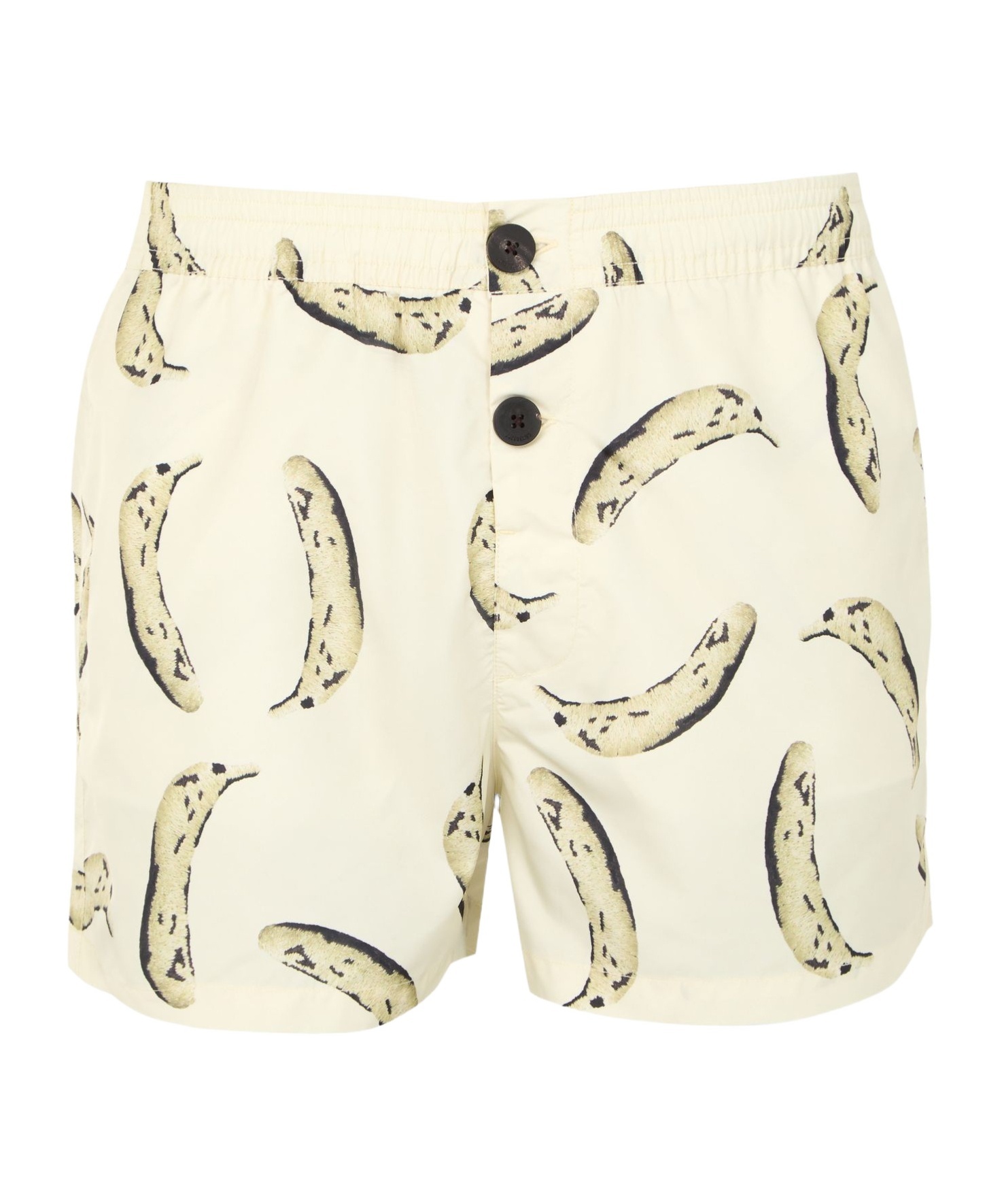 Shop Jacquemus Puntini Swimming Trunks