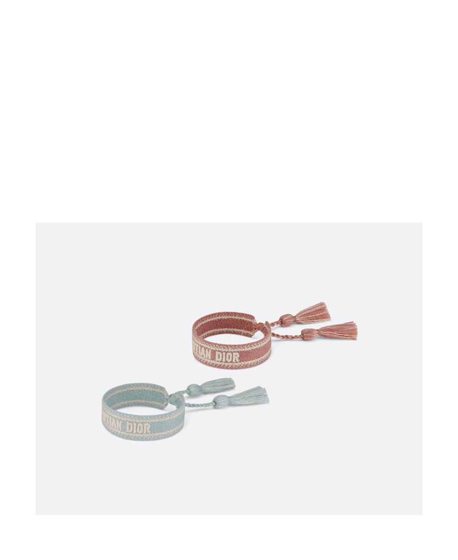 Dior 2 Pieces Of Bracelet In Gray