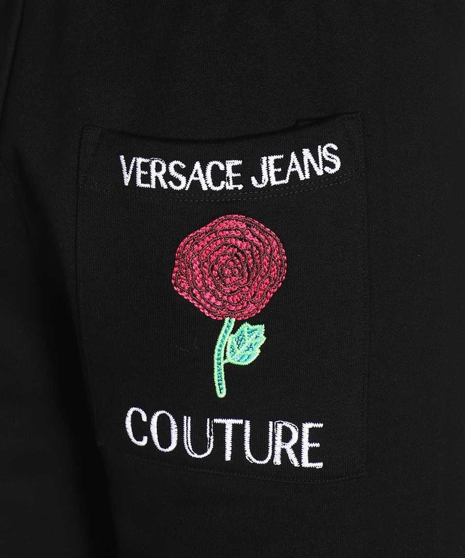 Versace Jeans Logo-print Track Pants In Black