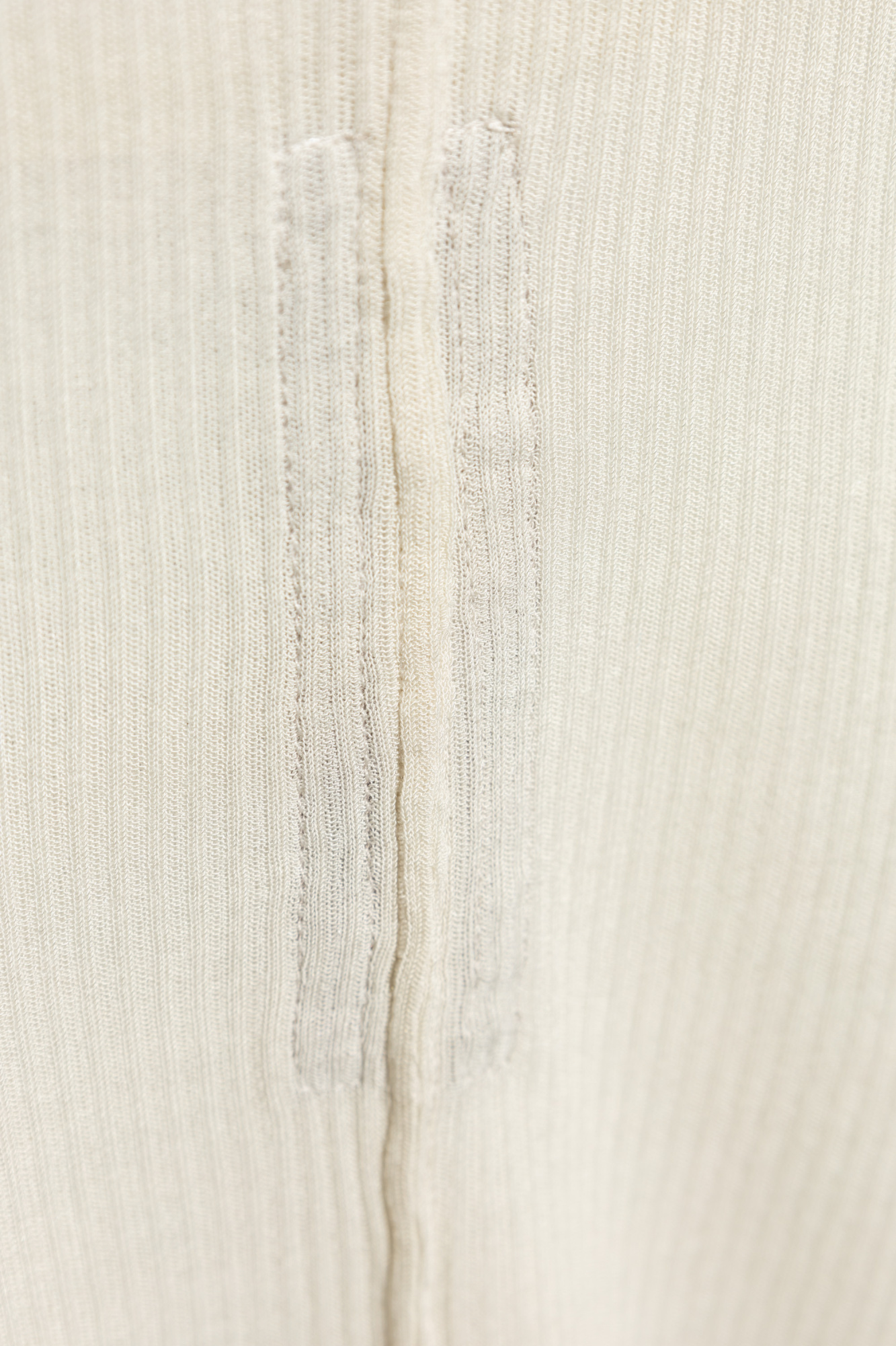 Rick Owens Ribbed Jersey T-shirt In White