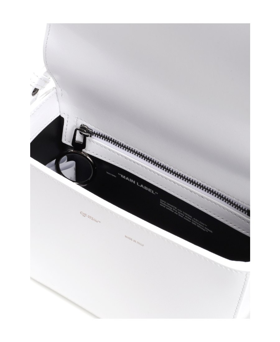 Off-white White Printed Shoulder Bag In White