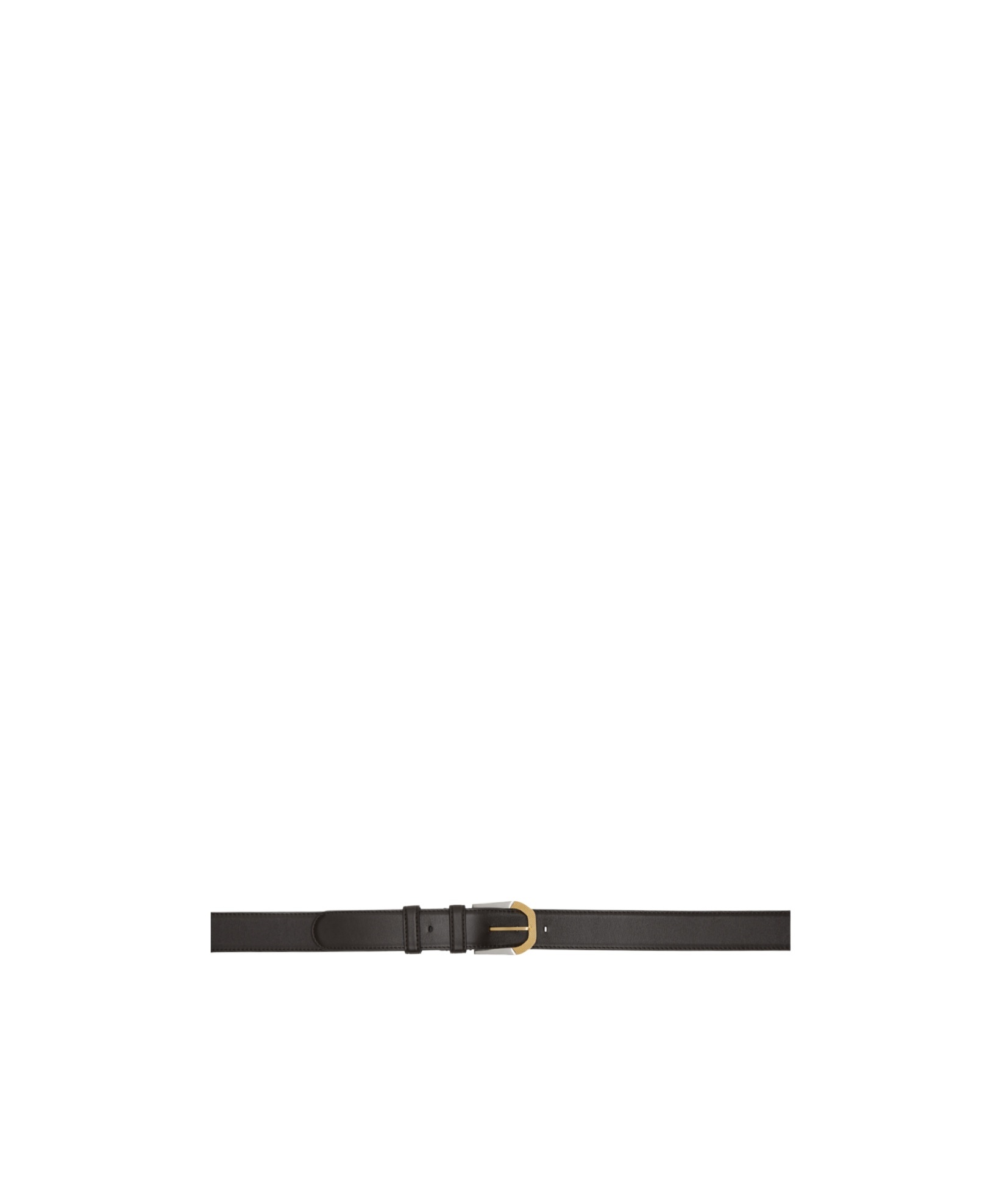 The Row Art Deco Box Belt In Black