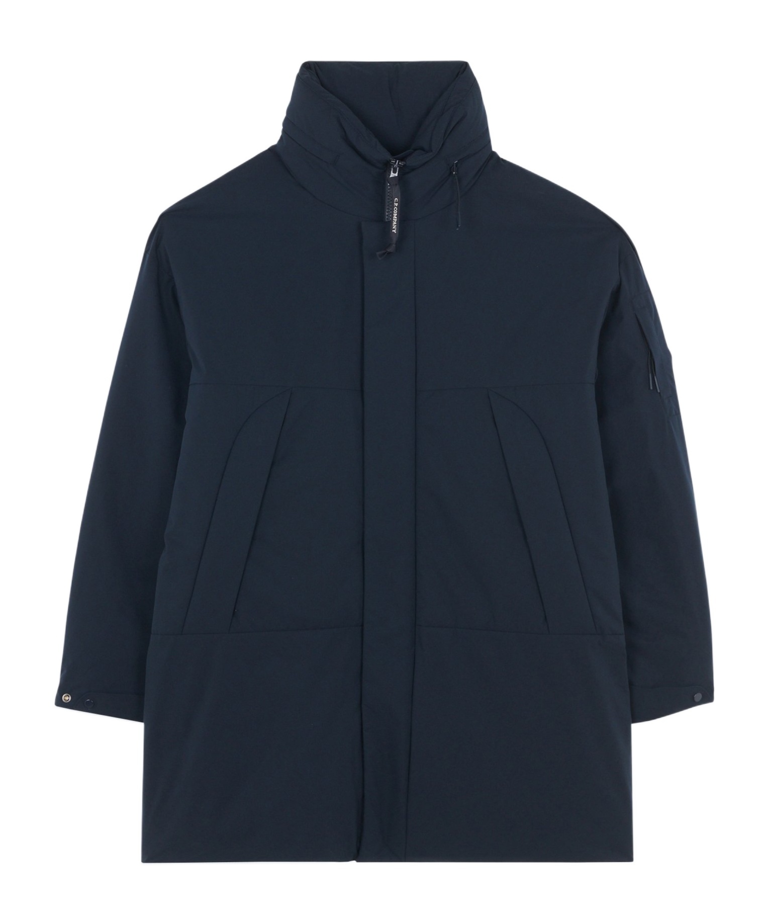 C.p. Company Long-sleeved Casual Jacket In Blue