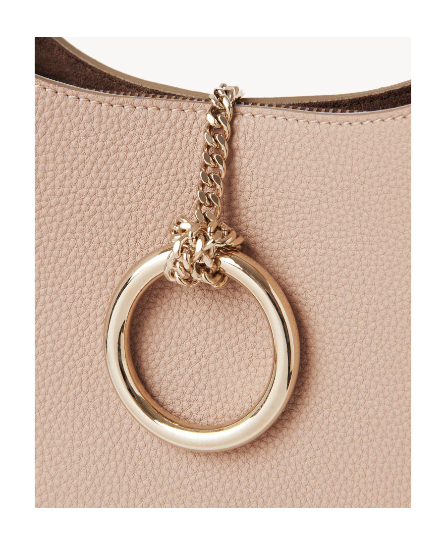 Chloé Arlene Leather Bag In Nude