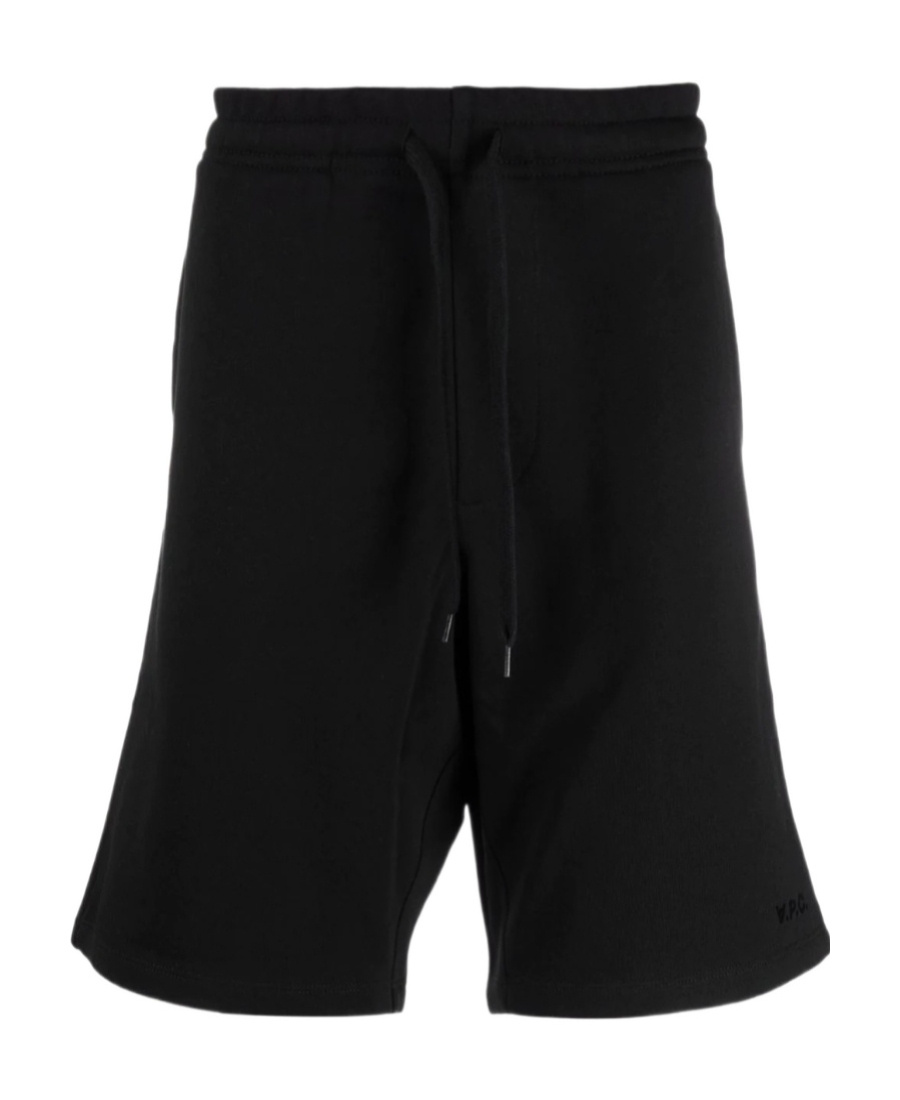 Apc Drawstring Track Shorts In Black