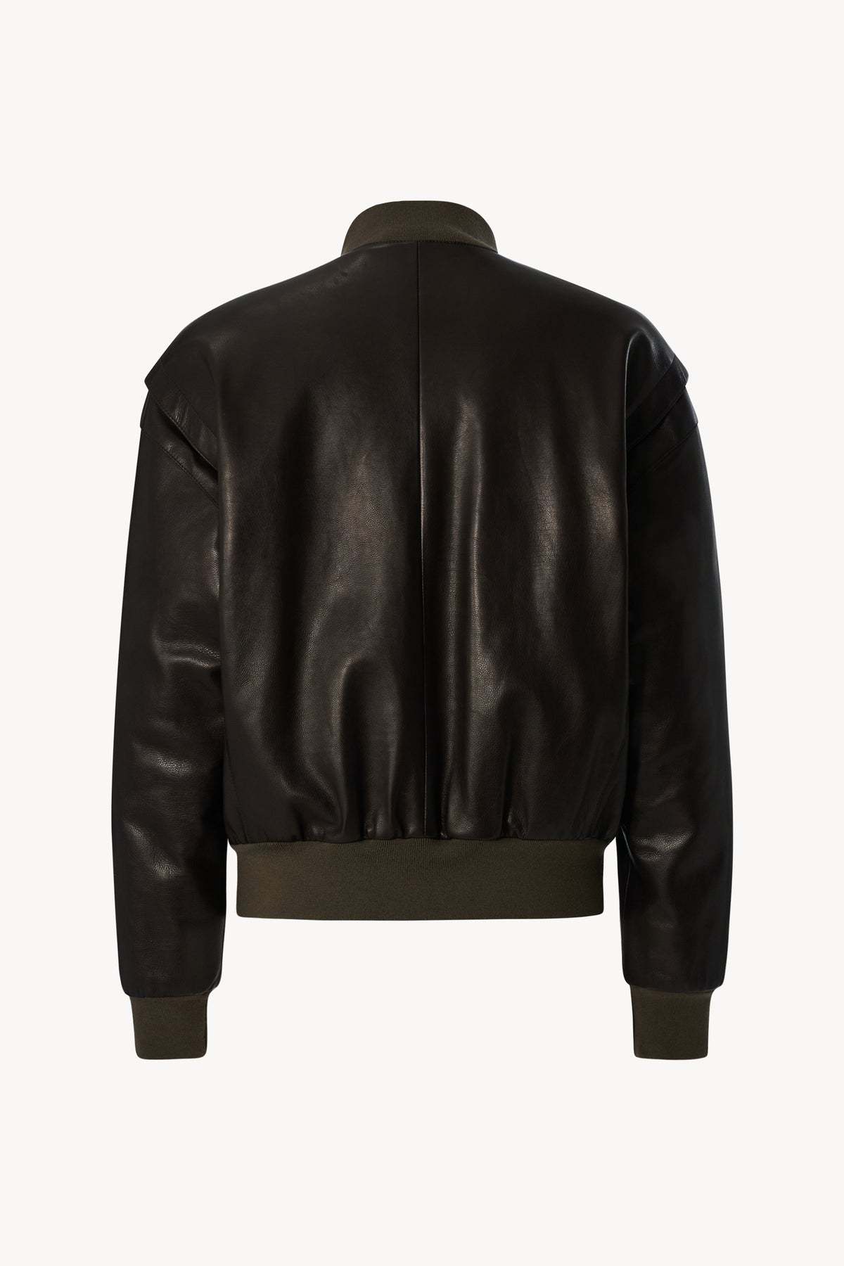 The Row Setsen Jacket In Leather In Brown