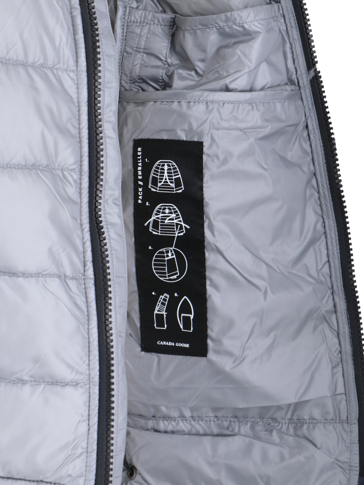 Canada Goose Crofton Padded Recycled-polyamide-down Hooded Puffer Jacket In Gray