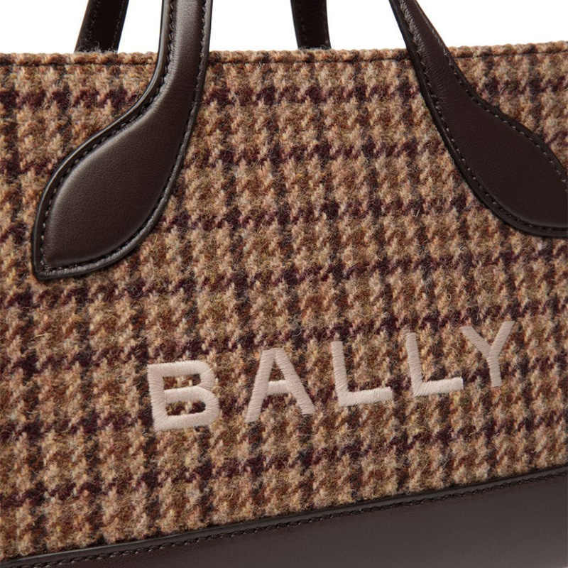 Bally Mini Bar Tote Bag In Multicolor
