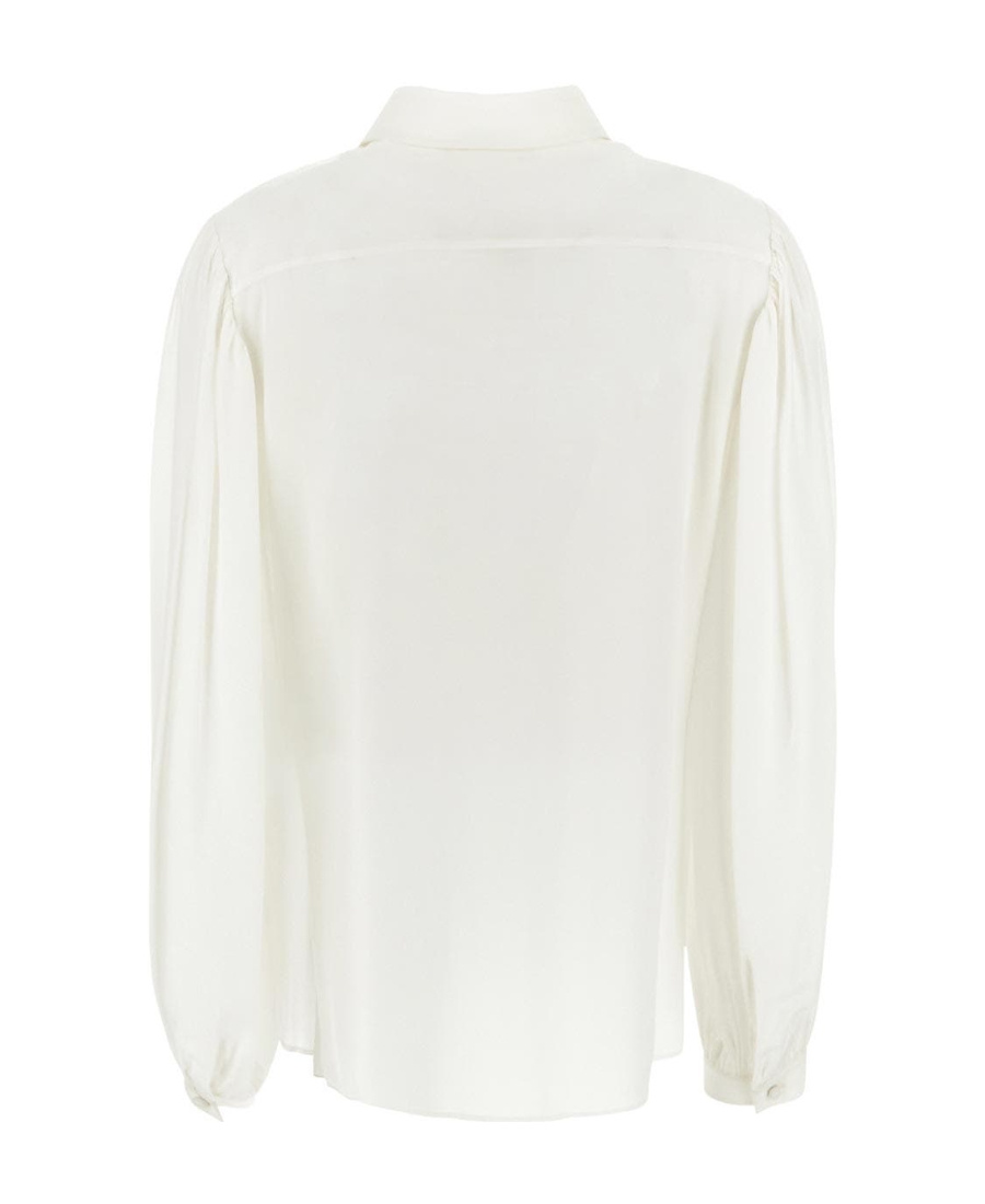 Chloé Long-sleeved Shirt In White