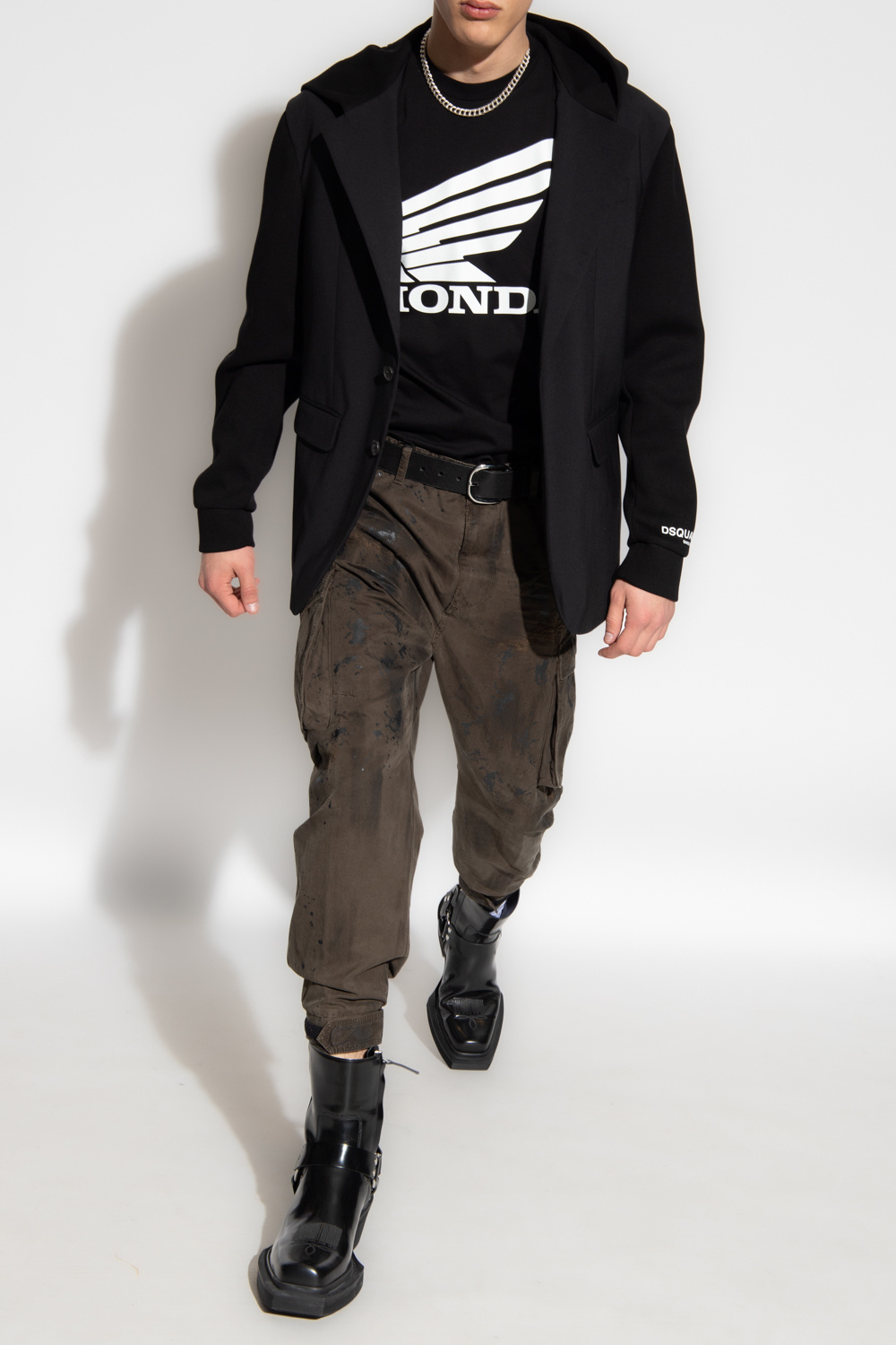 Dsquared2 Honda-print T-shirt In Black