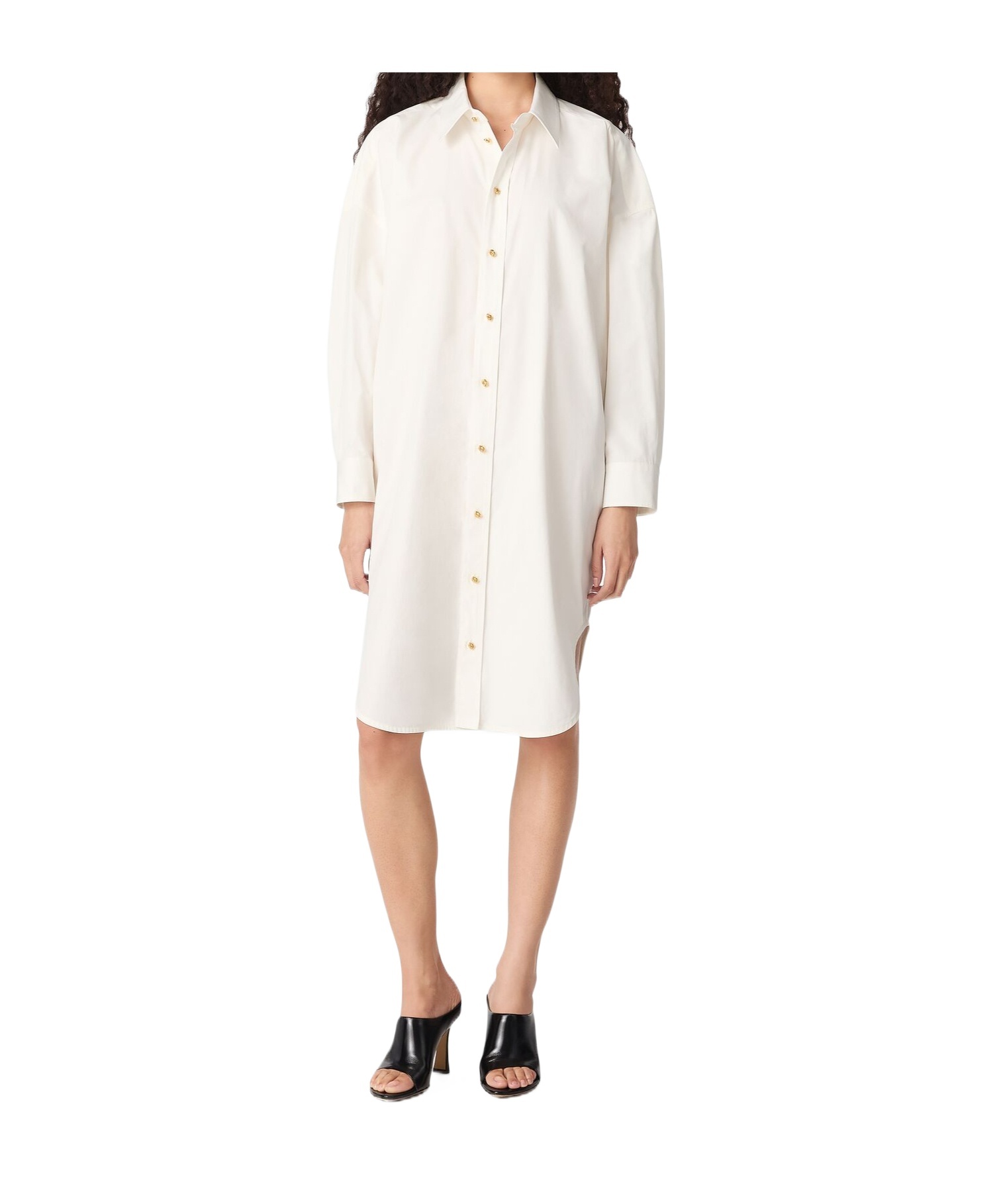 Bottega Veneta Robe En Coton In Neutral