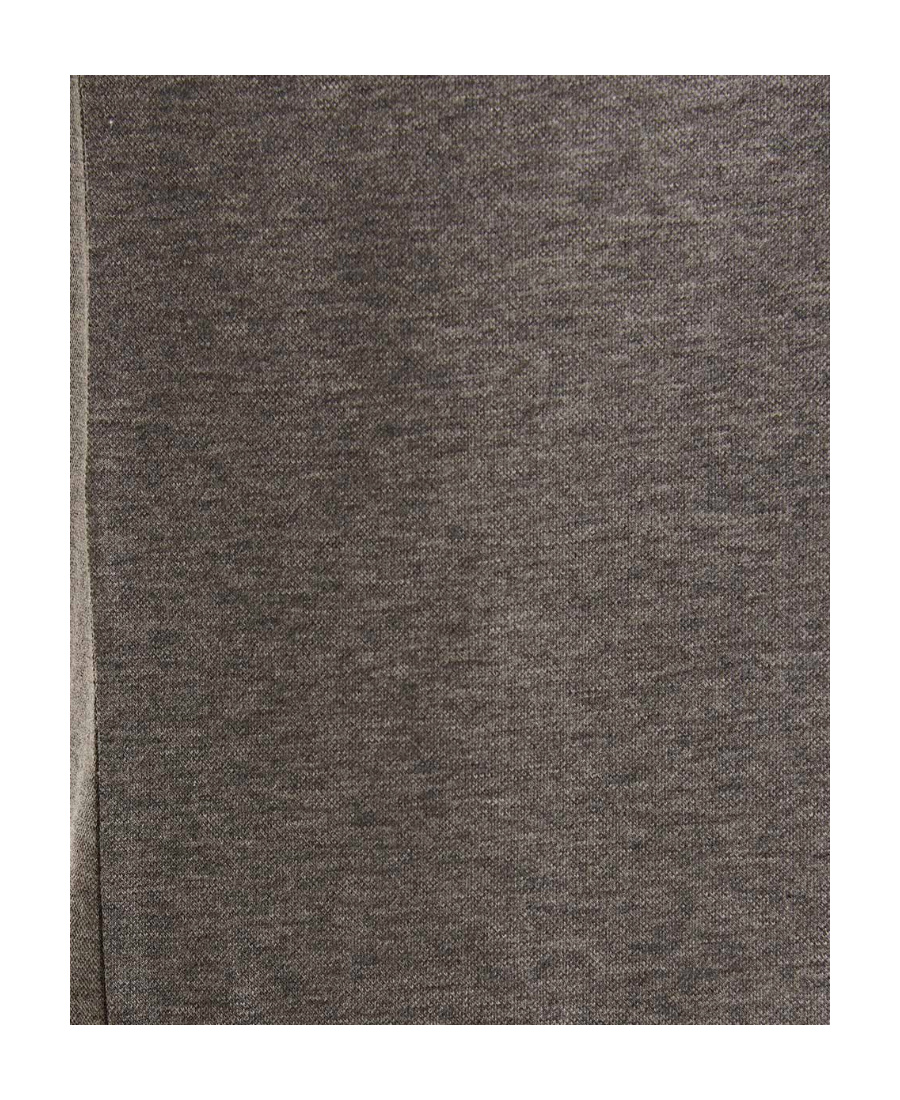 Zegna Piquet Polo Shirt Collar Sleeves In Gray