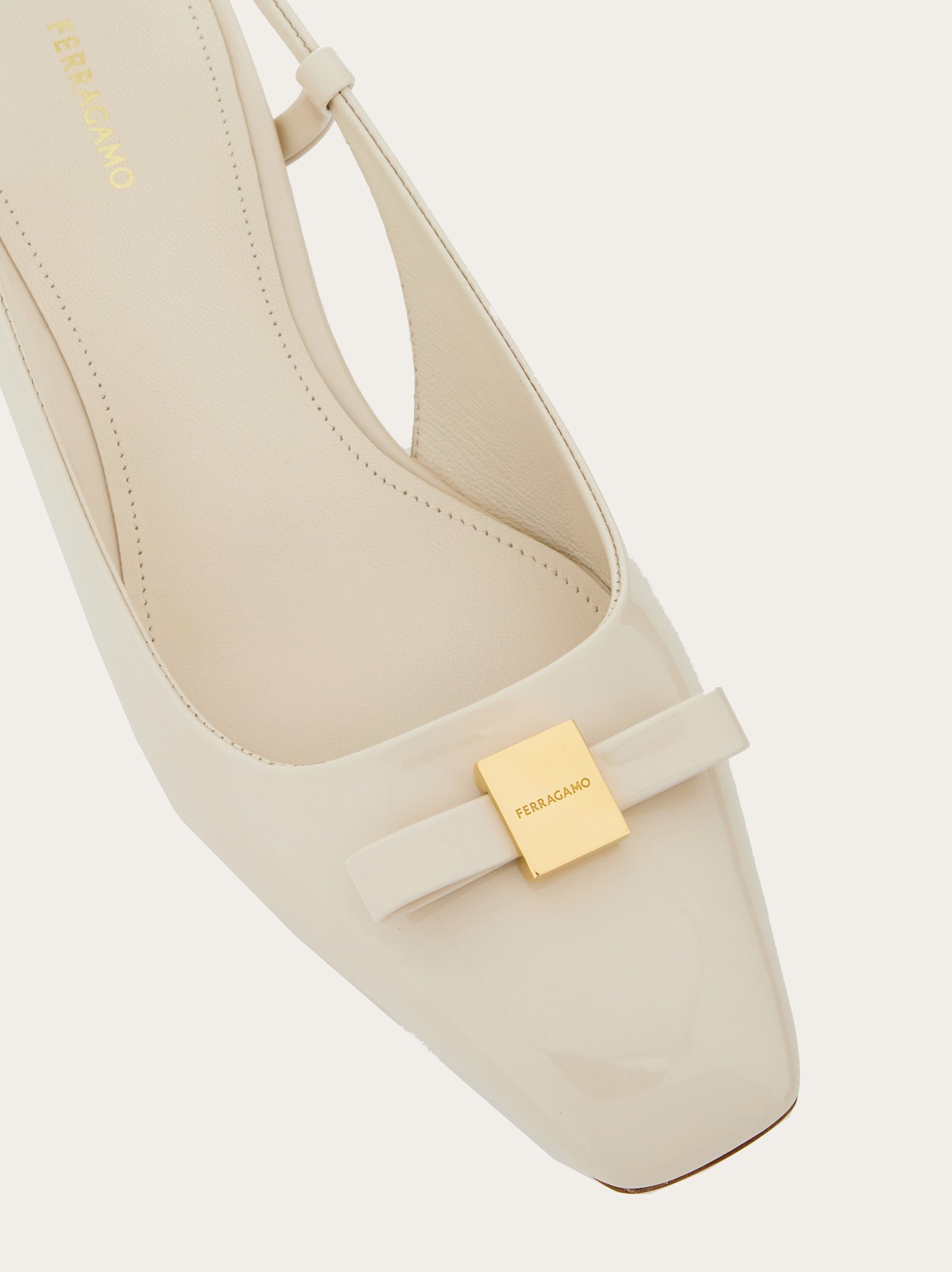 FERRAGAMO MINI BOW HEEL SHOES