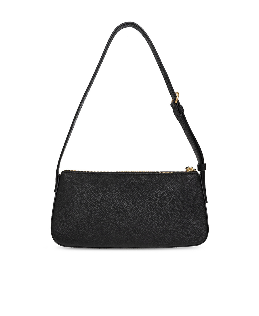 Tory Burch Mcgraw Wedge Shoulder Bag In Black