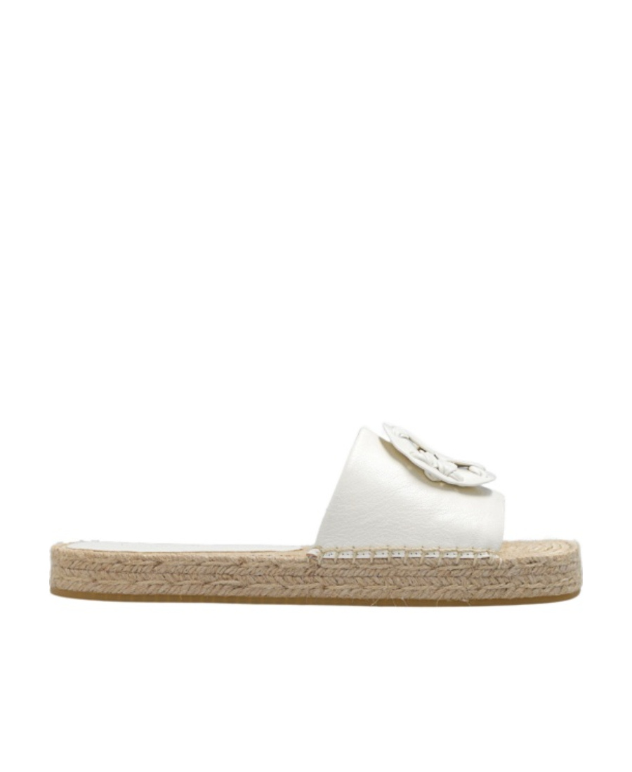 Tory Burch Slider-espadrillas In White