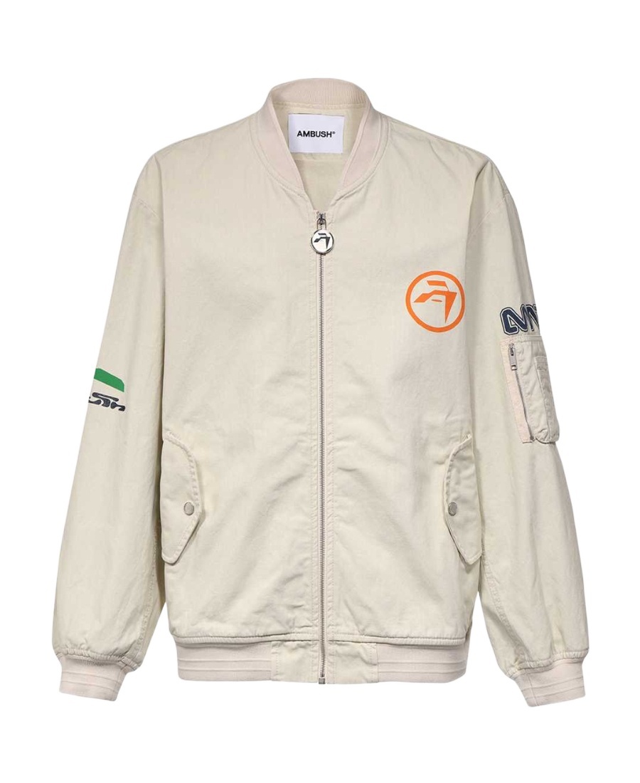 Ambush Long-sleeved Casual Jacket In Nude