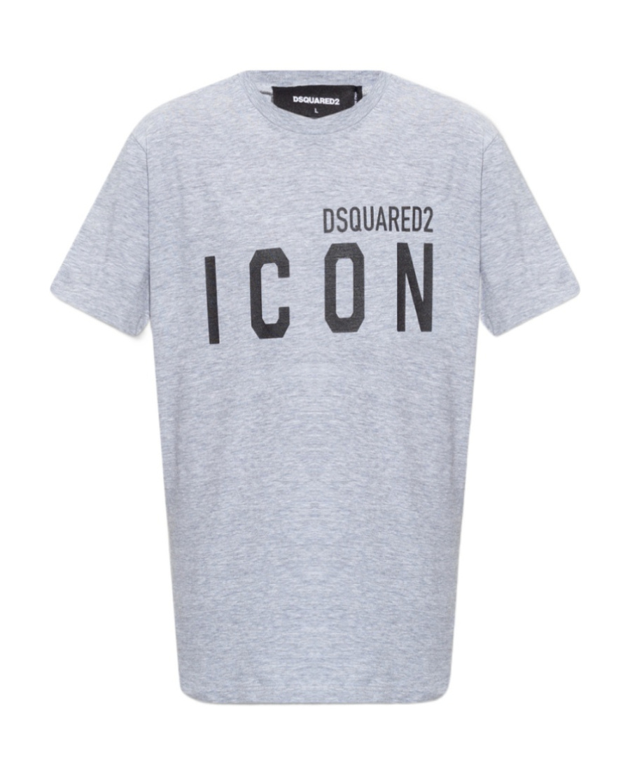 Dsquared2 Logo-print Short-sleeve T-shirt In Gray