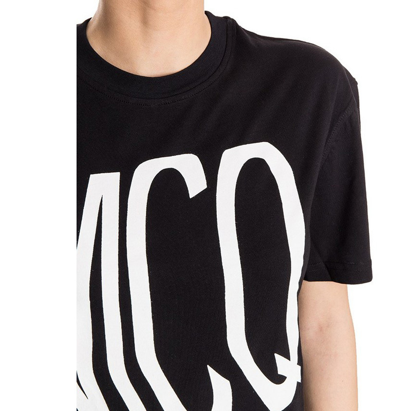 Shop Mcq By Alexander Mcqueen Logo Printed T-shirt In Black