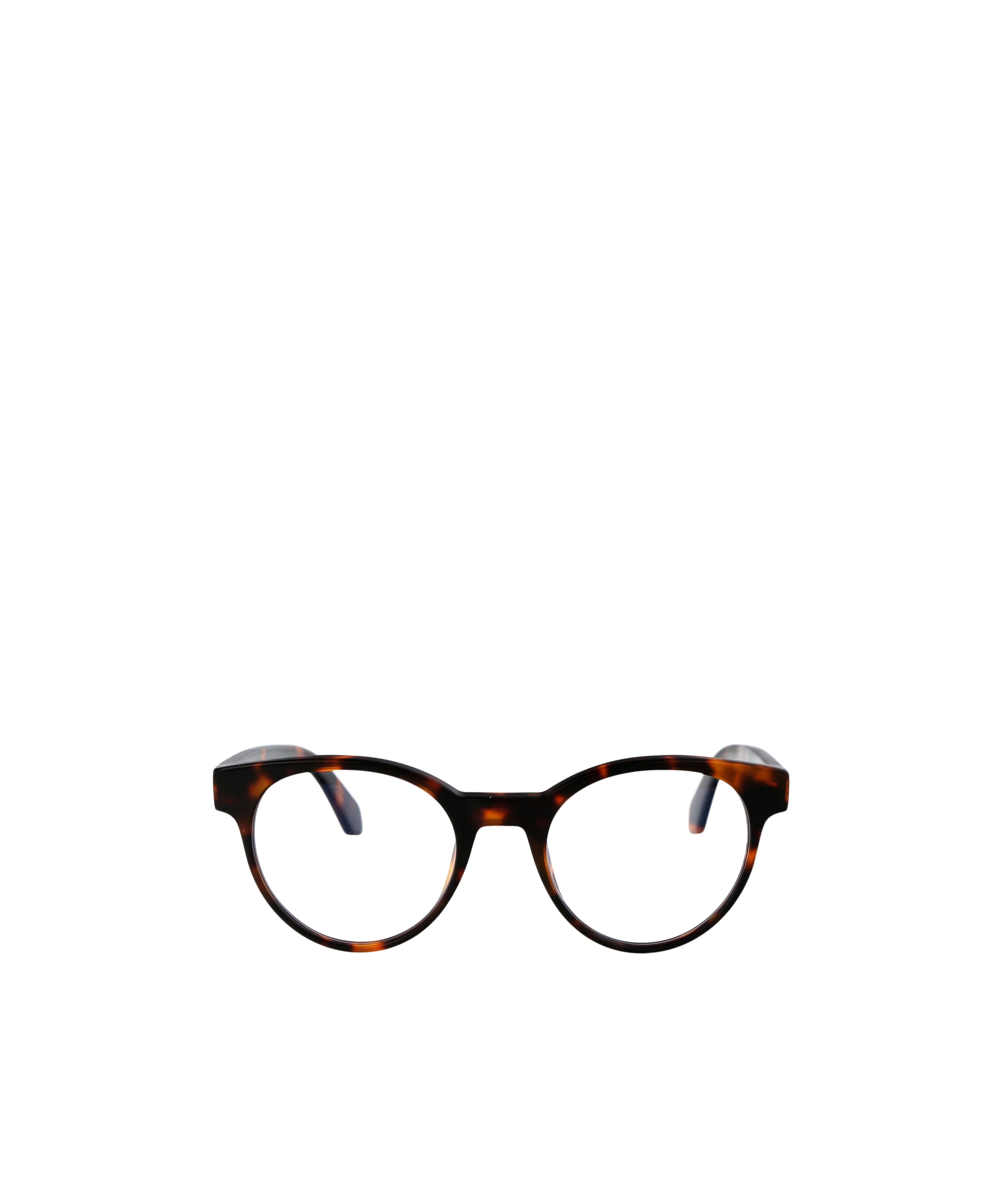 Off-white Round Frame Glasses In Black