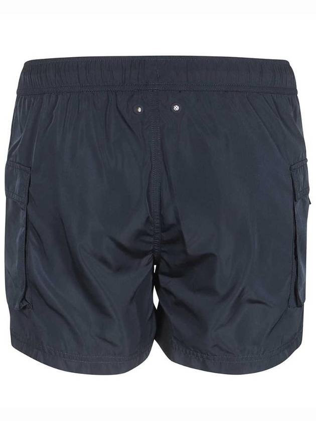 K-way Logo Swim Trunks In Blue