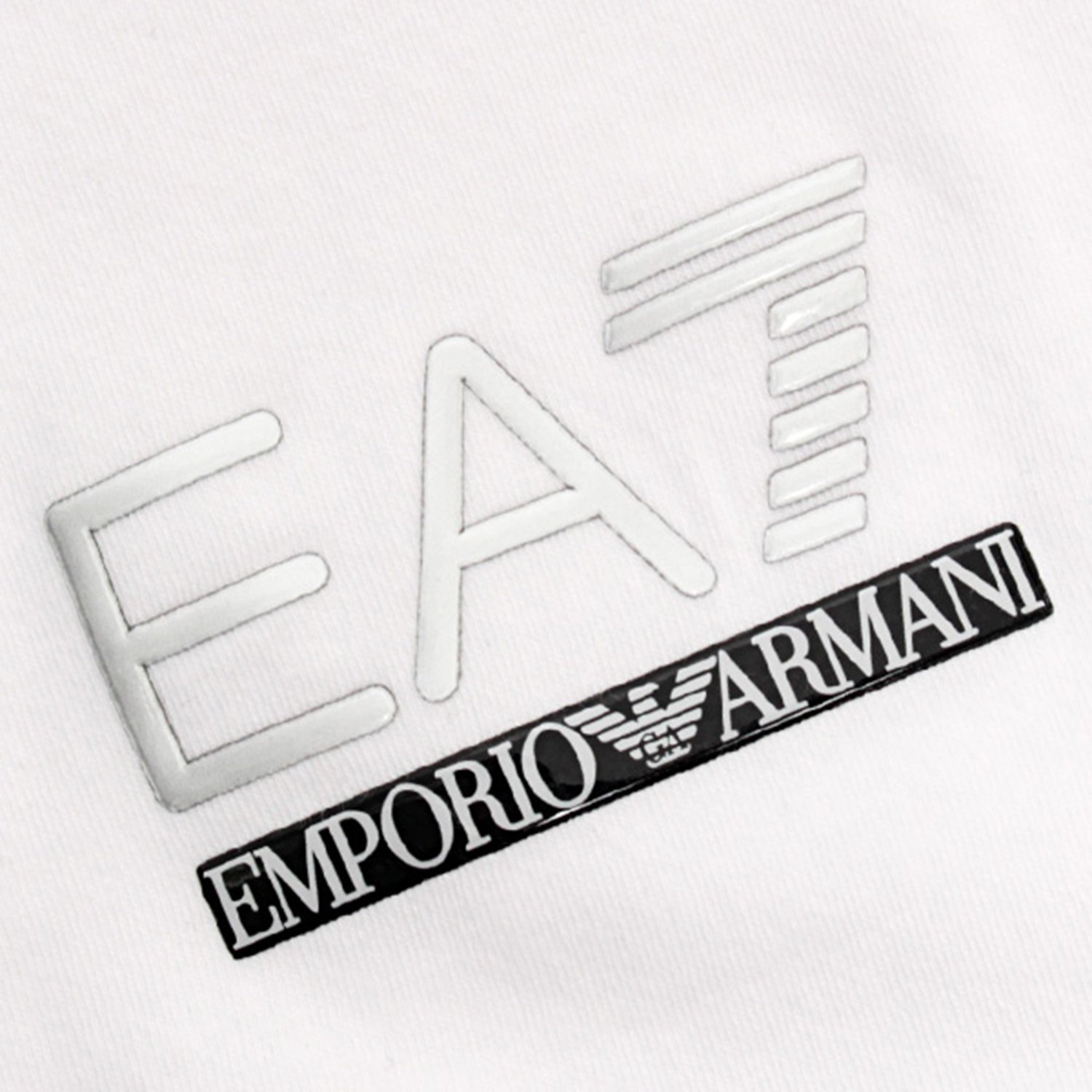 EA7 LOGO ROUND-NECKED T-SHIRT