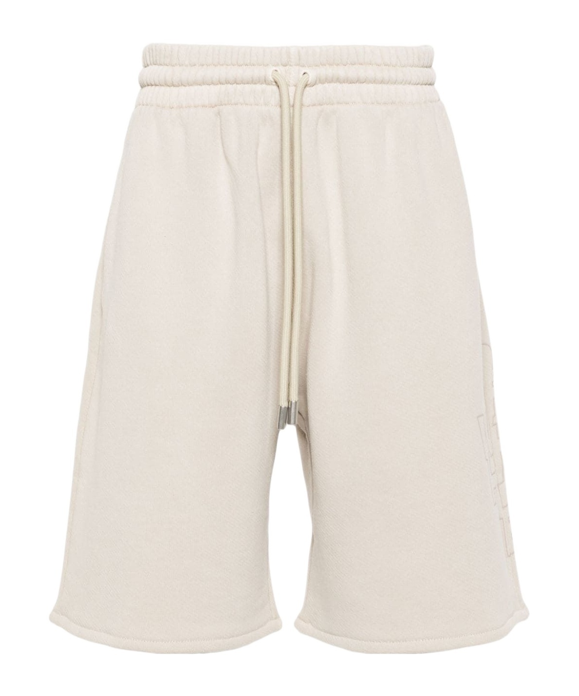 Off-white Diag-stripe Cotton Track Shorts In White