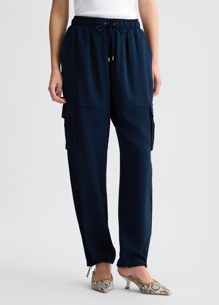 LIU •JO CARGO TRACK PANTS
