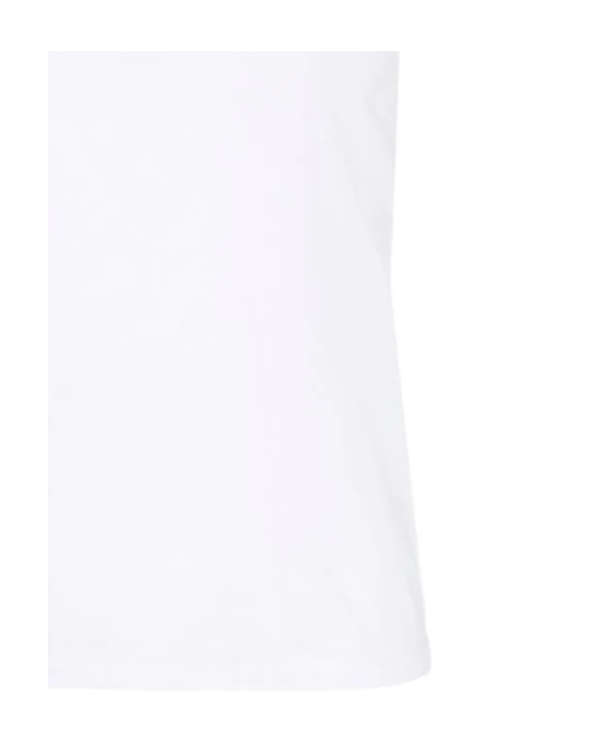 Maison Margiela Logo-print Cotton T-shirt In White