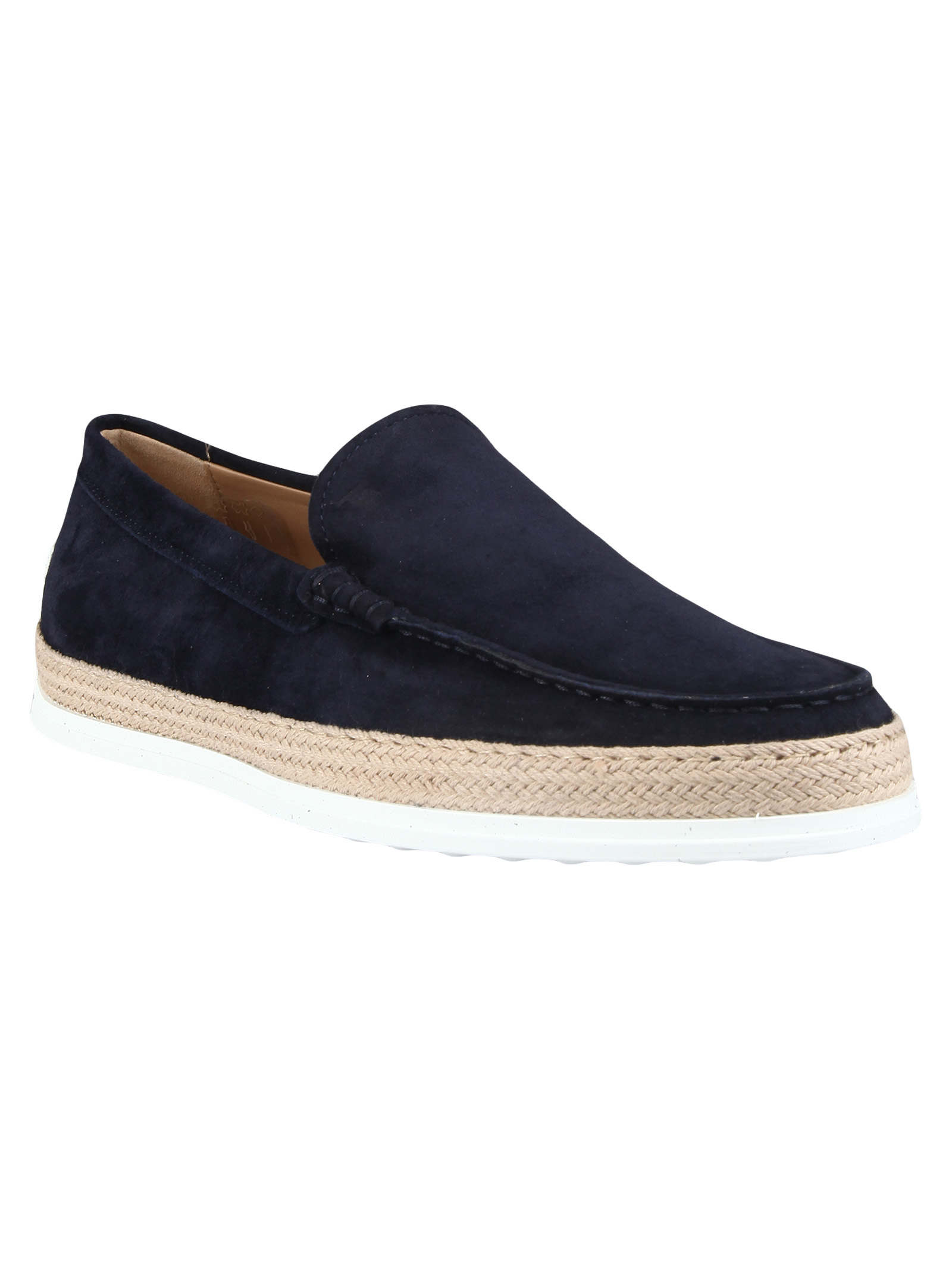 Tod's Slip-on Suede Loafers In Black