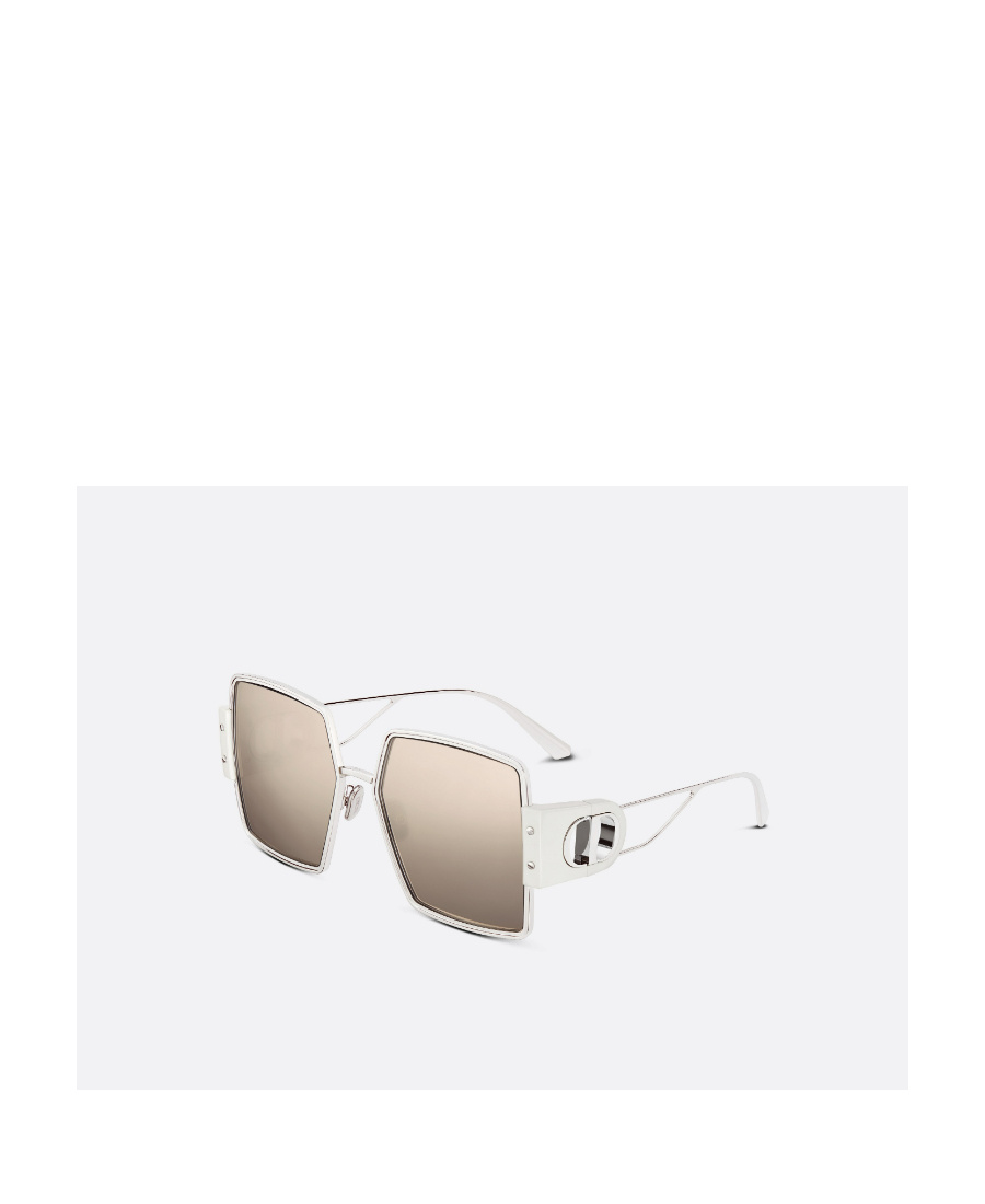 Dior Logo Square Sunglasses In Nude