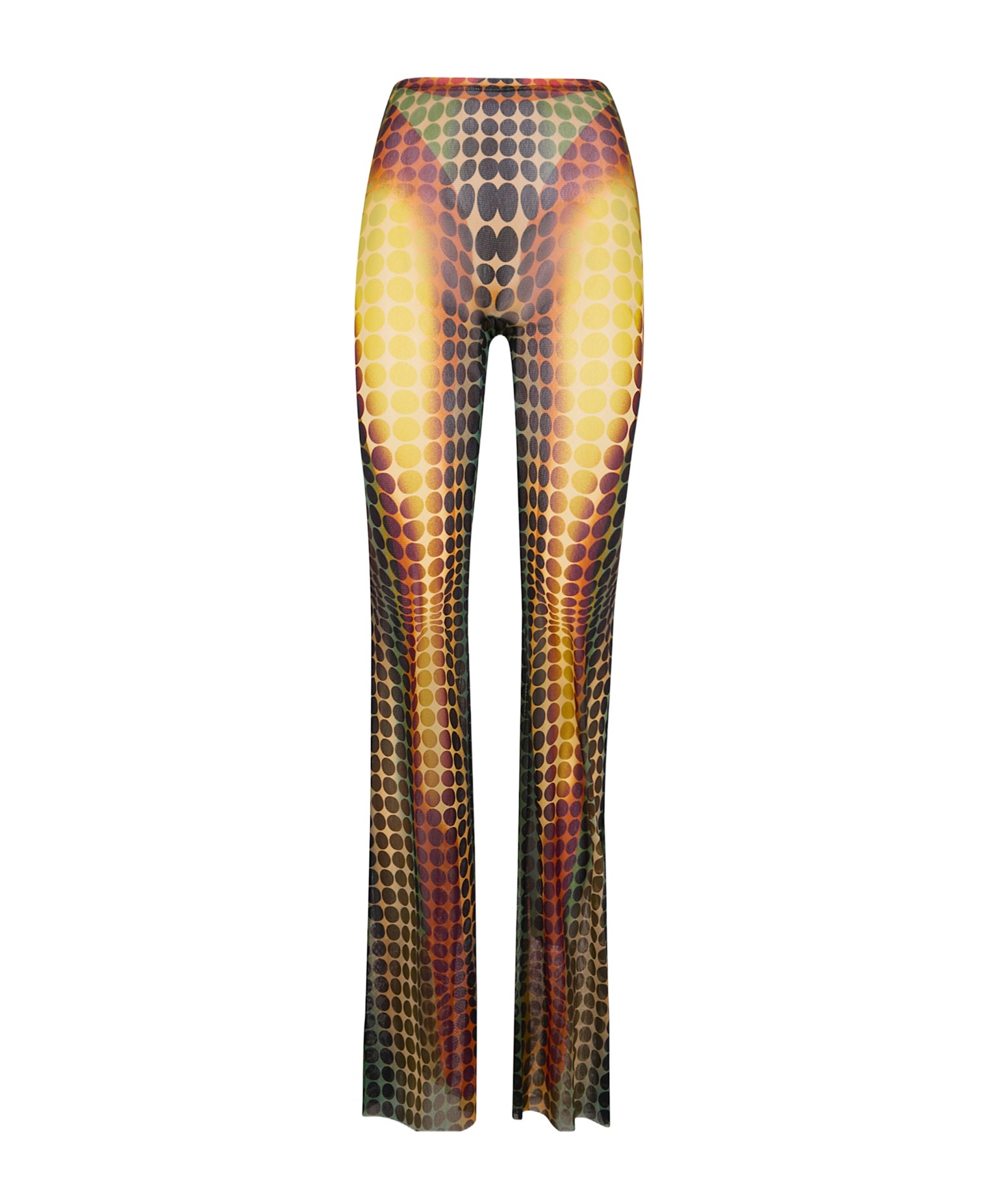Jean Paul Gaultier Re-edition Flared Trousers In Multi