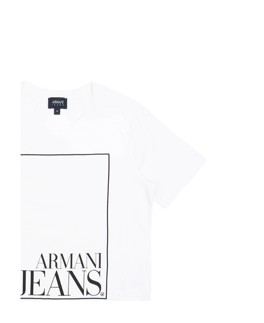 ARMANI JEANS LOGO PRINTED T-SHIRT