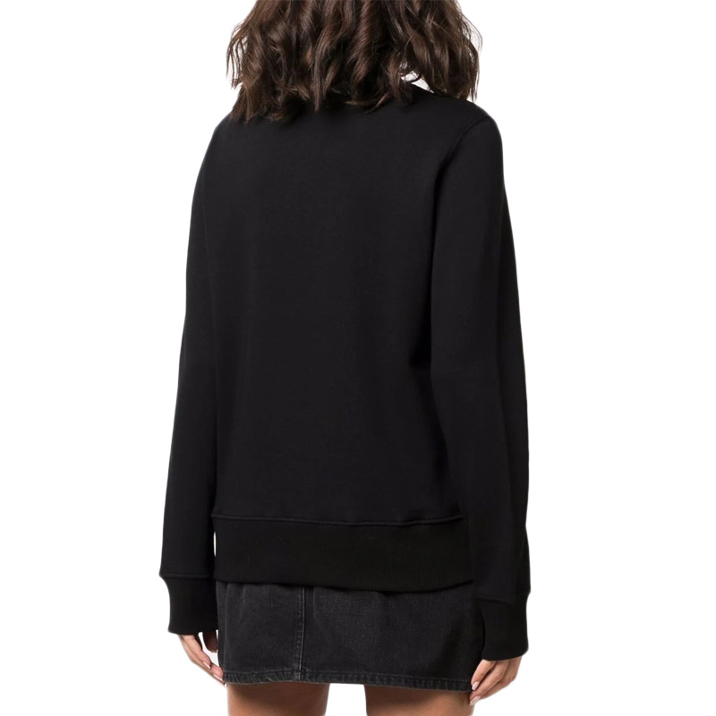 Versace Jeans Foiled Logo Sweatshirt In Black