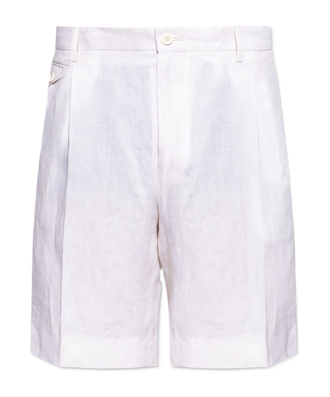 Dolce & Gabbana Belt Loop Shorts In White