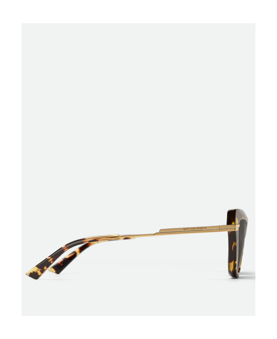 Bottega Veneta Eyewear Cat Eye Sunglasses In Brown