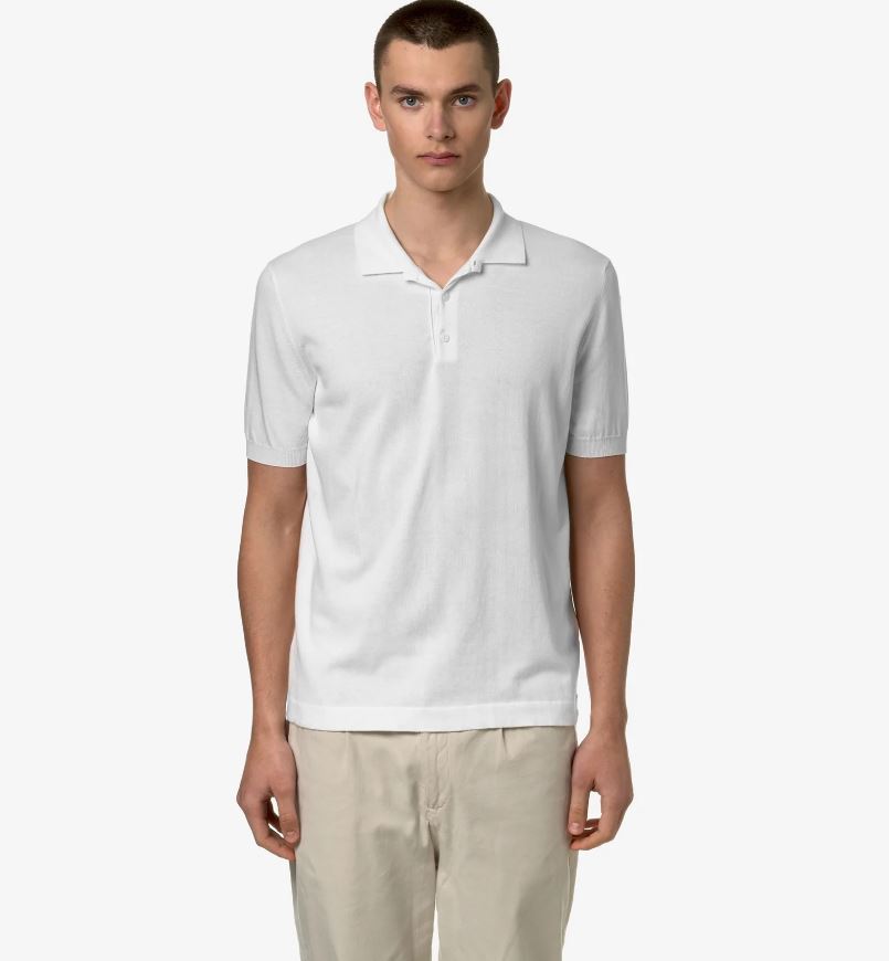 K-way Vincelle Light Stretch Jersey In White