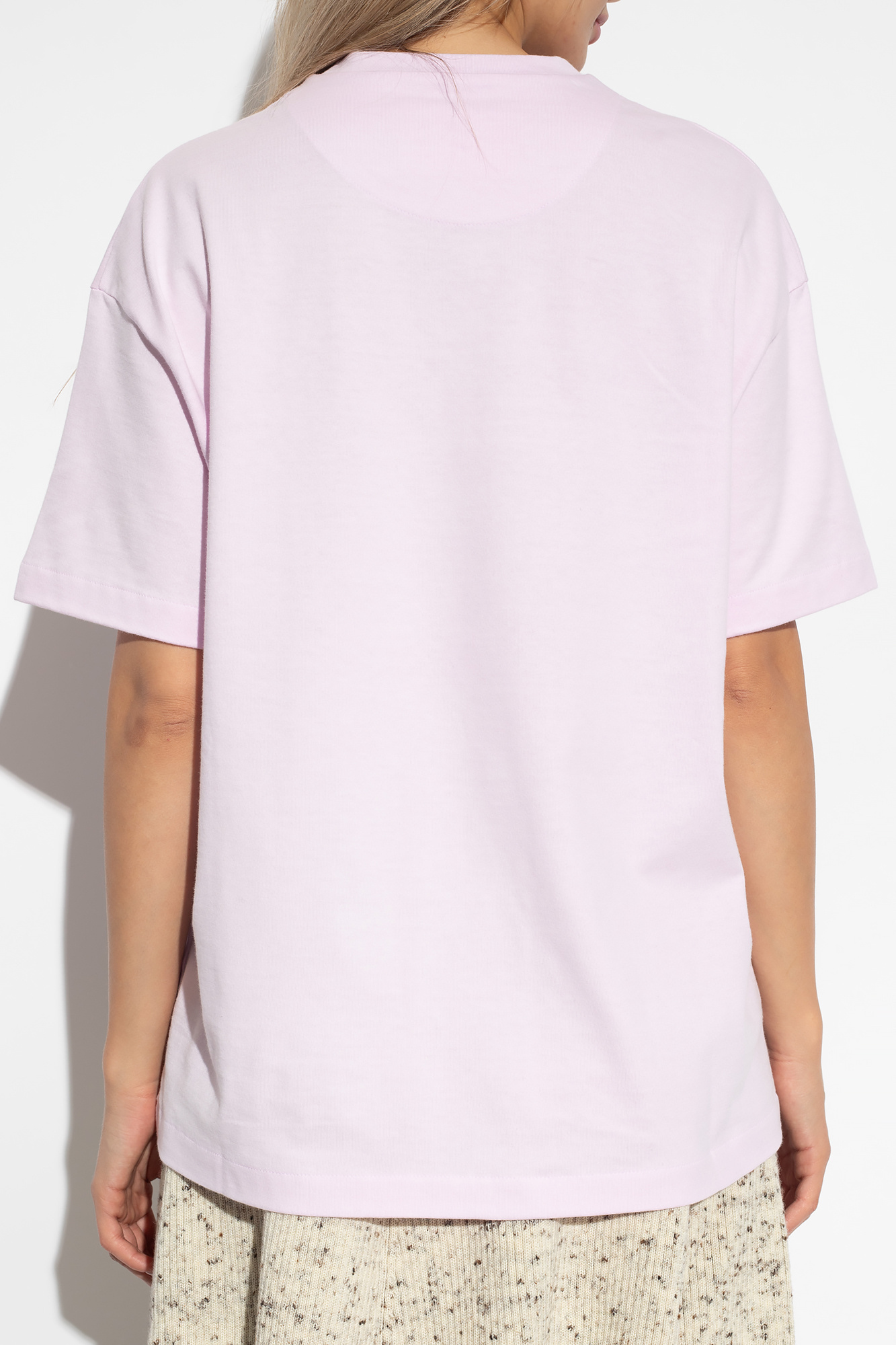 Jil Sander T Shirt Graphic Printed Crewneck T In White