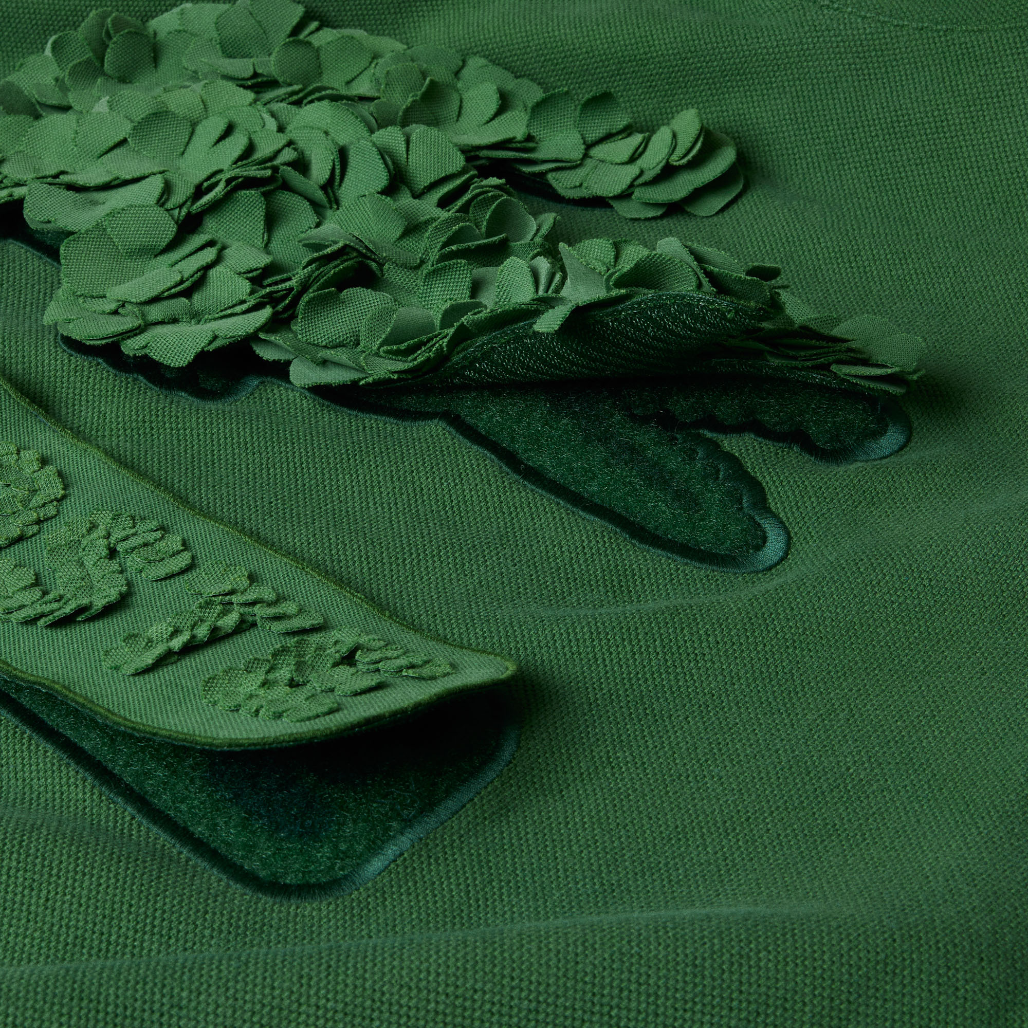 Lacoste Embroidered Hoodie In Green