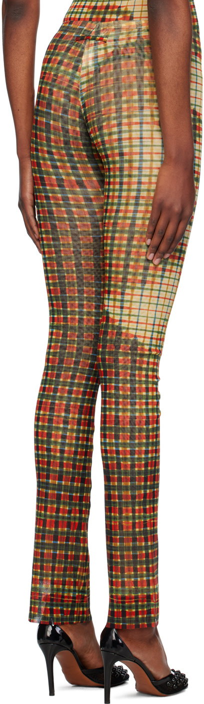 Jean Paul Gaultier Nylon Tulle Lounge Pants In Multi